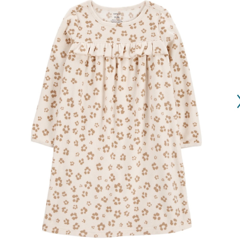 Girls Carter’s Fleece Nightgown